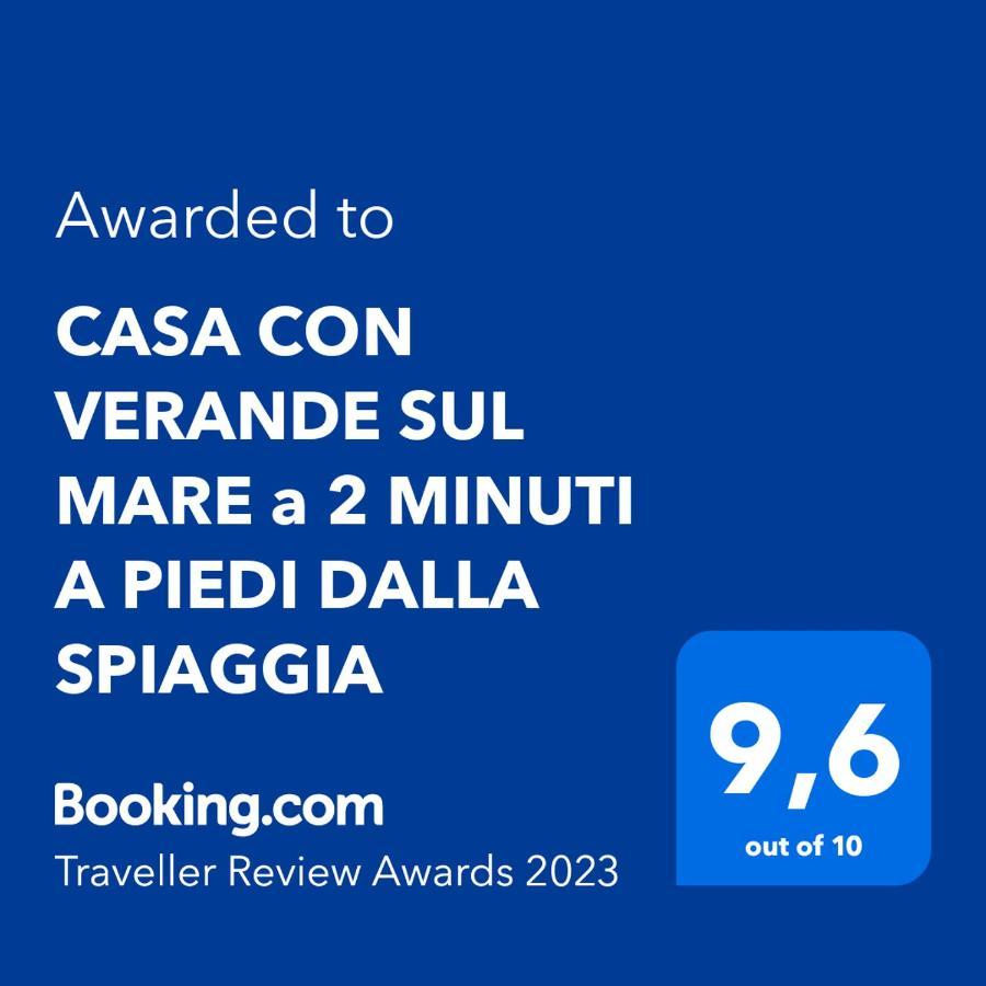 Casa Con Verande Sul Mare A 2 Minuti A Piedi Dalla Spiaggia Custonaci Extérieur photo