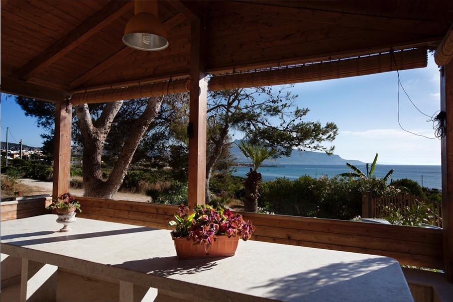 Casa Con Verande Sul Mare A 2 Minuti A Piedi Dalla Spiaggia Custonaci Extérieur photo